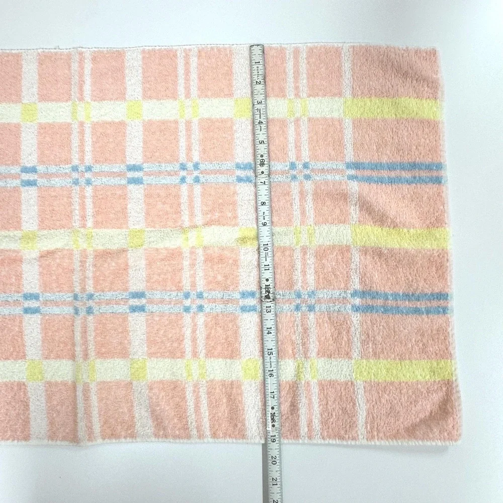 Vintage Haynes plaid towel set